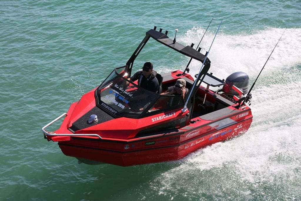 Stabicraft Project Carbon  - 2015 Auckland on the Water Boat Show - Viaduct Harbour © Marine Industry Association .